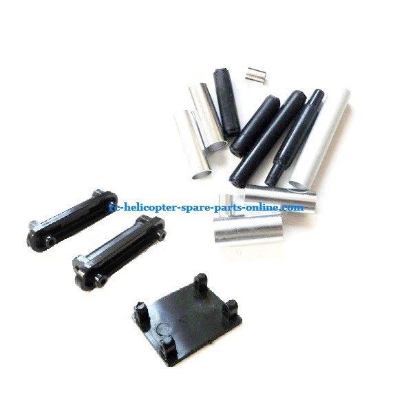 HCW 524 525 helicopter spare parts small fixed plastic and aluminum pipe set in the frame