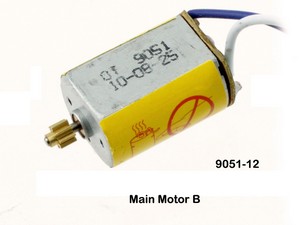 Shuang Ma 9051 9051A 9051B SM 9051 RC helicopter spare parts main motor with short shaft