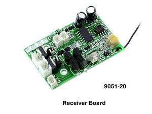 Shuang Ma 9051 9051A 9051B SM 9051 RC helicopter spare parts PCB BOARD (Frequency: 27Mhz)