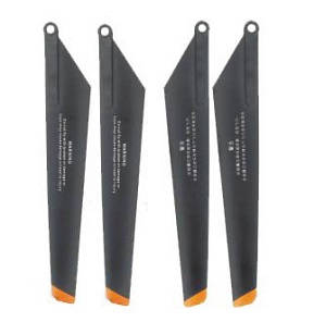 Subotech S902 S903 RC helicopter spare parts 1 sets main blades (Upgrade Black-Orange)