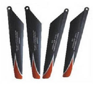 SYMA S033 S033G S33(2.4G) RC helicopter spare parts 1 sets main blades (Upgrade Black-Orange)