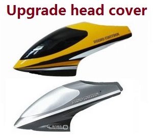 Double Horse 9053 DH 9053 RC helicopter spare parts upgrade head cover (Yellow+Silver)