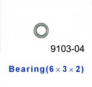 Shuang Ma 9103 SM 9103 RC helicopter spare parts bearing