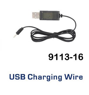 Shuang Ma 9113 SM 9113 RC helicopter spare parts USB charger wire