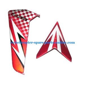 DFD F161 helicopter spare parts tail decorative set red color