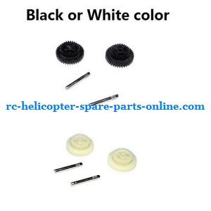 FQ777-777D FQ777-777 RC helicopter spare parts driven gear set (Black or White)