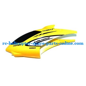 Huan Qi HQ823 helicopter spare parts head cover (Yellow)