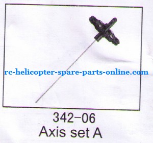 JXD 342 342A helicopter spare parts inner shaft + upper main blade grip set (set)