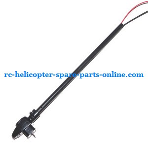 JXD 352 352W helicopter spare parts tail big pipe + tail motor + tail motor deck (Black)