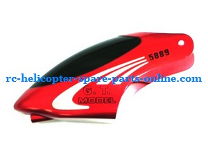 GT Model 5889 QS5889 RC helicopter spare parts head cover (Red)