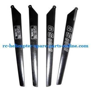 GT Model 8008 QS8008 RC helicopter spare parts main blades (2x upper + 2x lower)