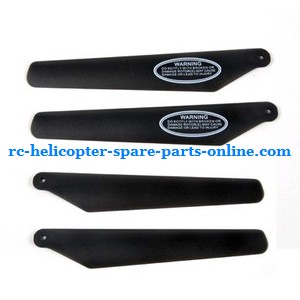 SYMA S006 S006G S006-1 RC helicopter spare parts main blades (2x upper + 2x lower)
