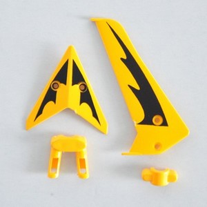SYMA S107 S107G S107I RC helicopter spare parts tail decorative set (Yellow)