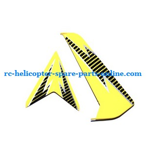 SYMA S032 S032G S32(2.4G) RC helicopter spare parts tail decorative set (S32 Yellow)