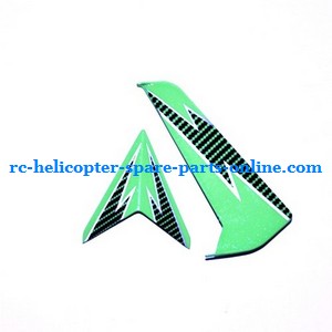 SYMA S032 S032G S32(2.4G) RC helicopter spare parts tail decorative set (S32 Green)