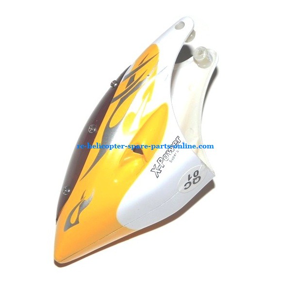 SH 6020 6020-1 6020i 6020R RC helicopter spare parts Head cover (Yellow)