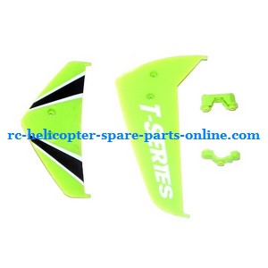 MJX T10 T11 T610 T611 RC helicopter spare parts tail decorative set (Green)