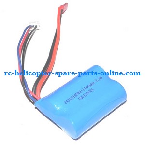 MJX T43 T643 RC helicopter spare parts battery 7.4V 1100mAh JST plug