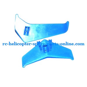 MJX T54 T654 RC helicopter spare parts tail decorative set (Blue)