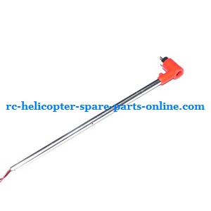 MJX T54 T654 RC helicopter spare parts tail big pipe + tail motor + tail motor deck (Red)