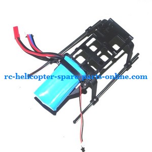 ZHENGRUN ZR Model Z100 RC helicopter spare parts battery + undercarriage set