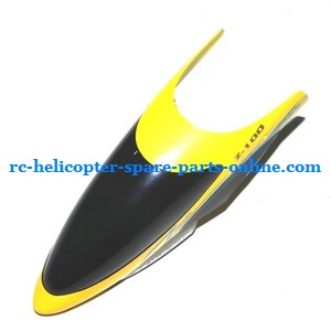 ZHENGRUN ZR Model Z100 RC helicopter spare parts head cover (Yellow)