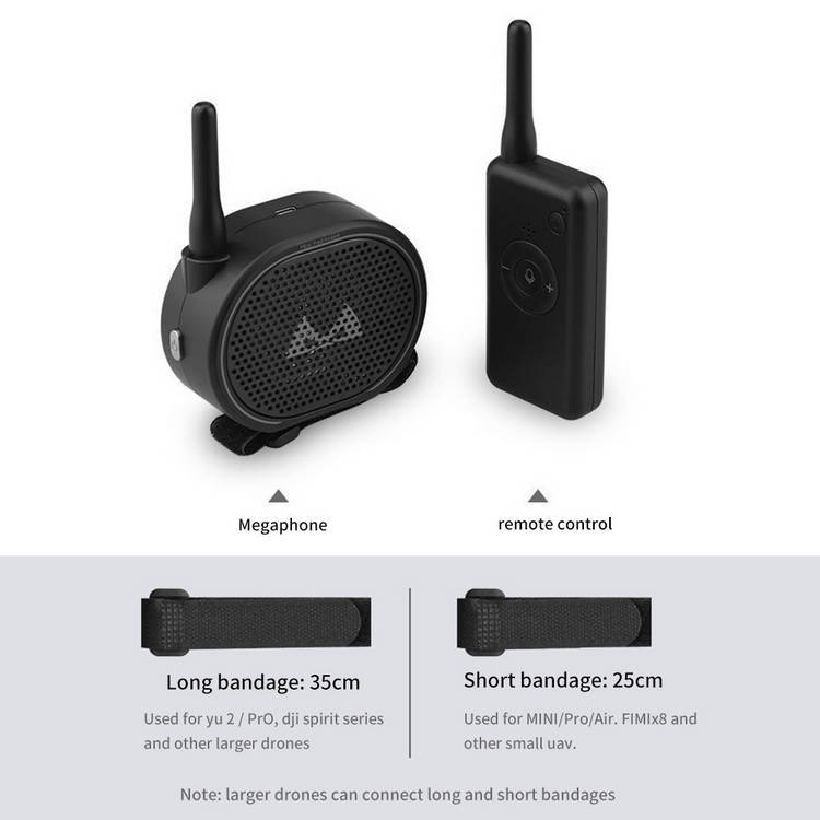 New Hot Mini Portable RC Drone Megaphone Wireless Speaker USB Charging ...